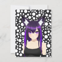 Chica Anime Genial Cumpleaños con Cabello y Ojos M