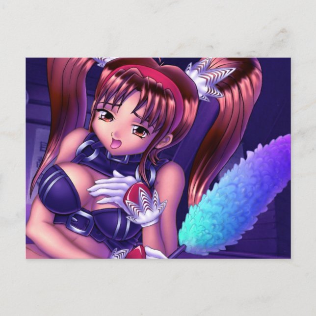 Postal Chica Anime - Miel (Anverso)