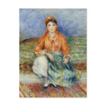 Chica argelino por Pierre-Auguste Renoir