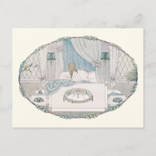Postal Chica Art Deco y Robin de H. Willebeek Le Mair