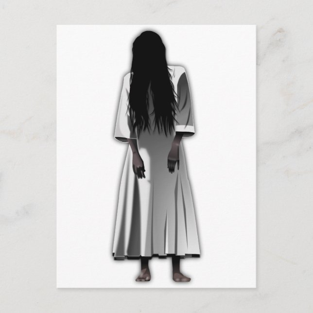 Postal Chica asustado (Anverso)