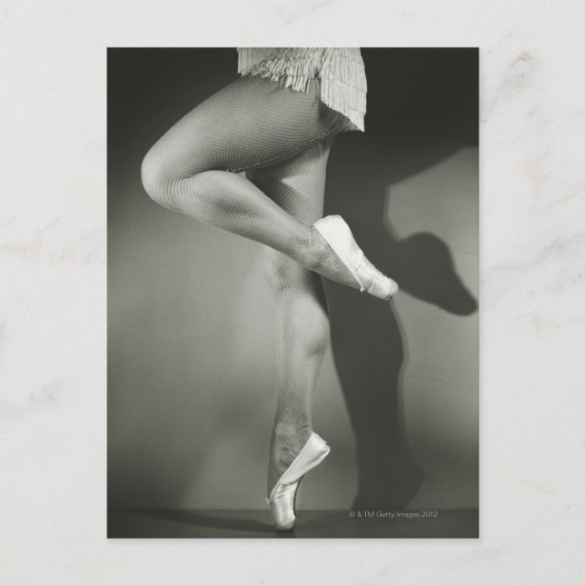 Postal Chica bailarín (Anverso)