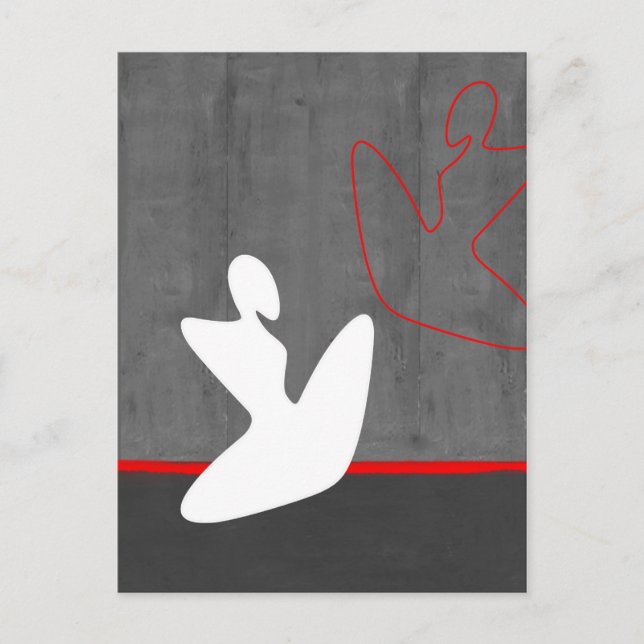 Postal Chica blanco (Anverso)