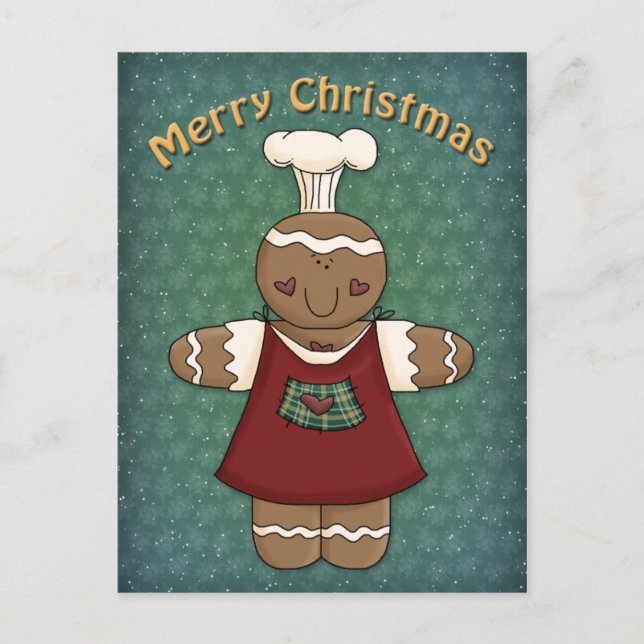 Postal Chica caprichosa de Gingerbread (Anverso)
