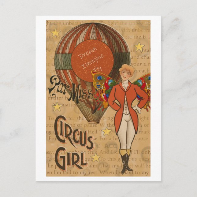 Postal Chica Circus (Anverso)