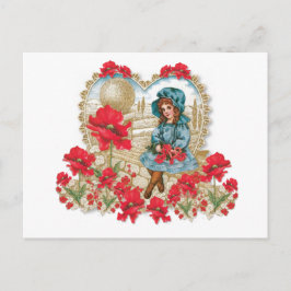 Postal Chica con cachorros