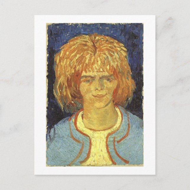 Postal Chica con el pelo espantado, Vincent Van Gogh (Anverso)