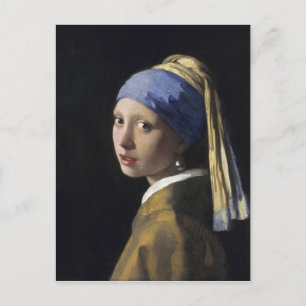 Postal Chica con Pearl Earring