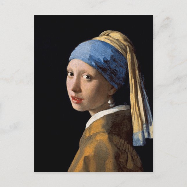 Postal Chica con Pearl Earring (Anverso)
