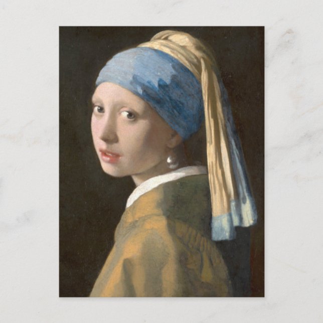 Postal Chica con Pearl Earring (Anverso)