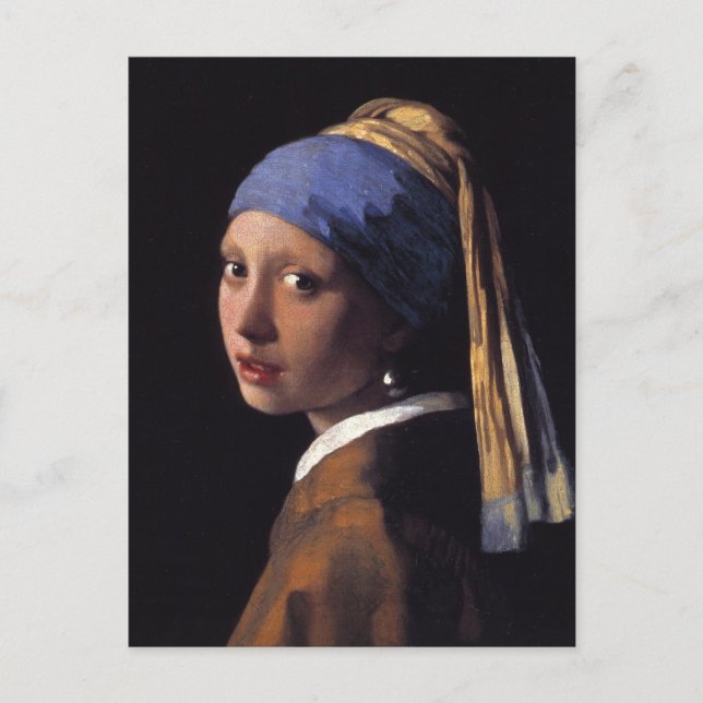 Postal Chica con Pearl Earring (Anverso)