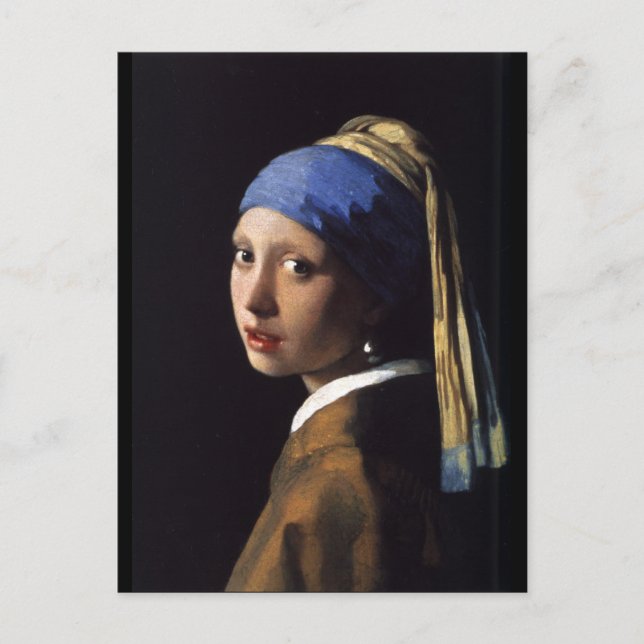 Postal Chica con Pearl Earring (Anverso)