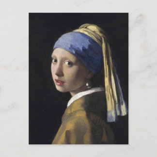 Postal Chica con Pearl Earring de Johannes Vermeer