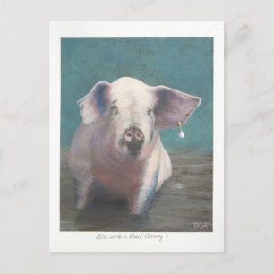 Postal Chica con Pearl Earring II