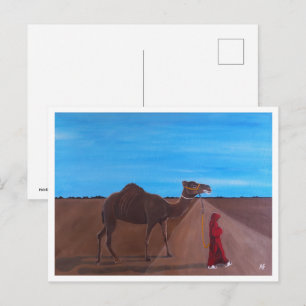 Postal Chica con pintura de camello de Alfred Fox