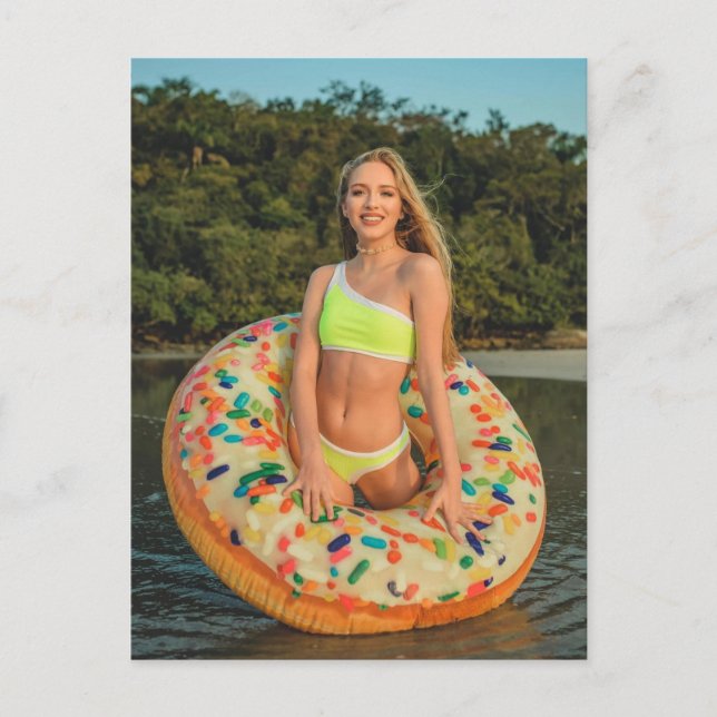 Postal Chica Cute Bikini (Anverso)