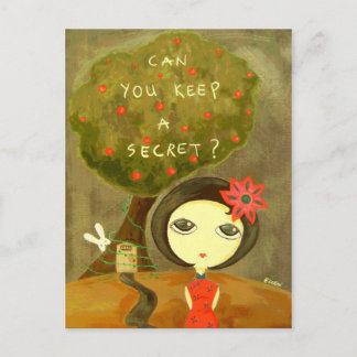 Postal Chica Cuto - ¿Puedes Guardar Un Secreto?