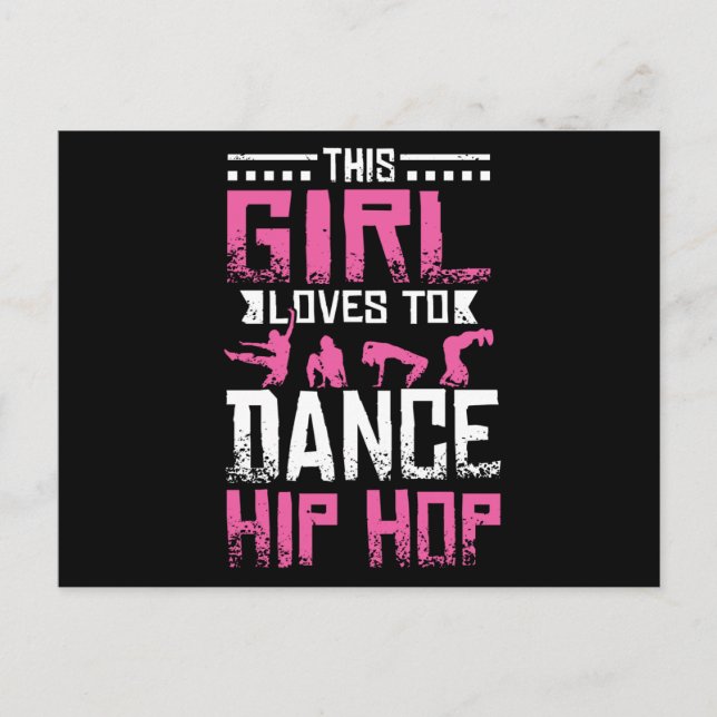 Postal Chica Dance Hip Hop (Anverso)