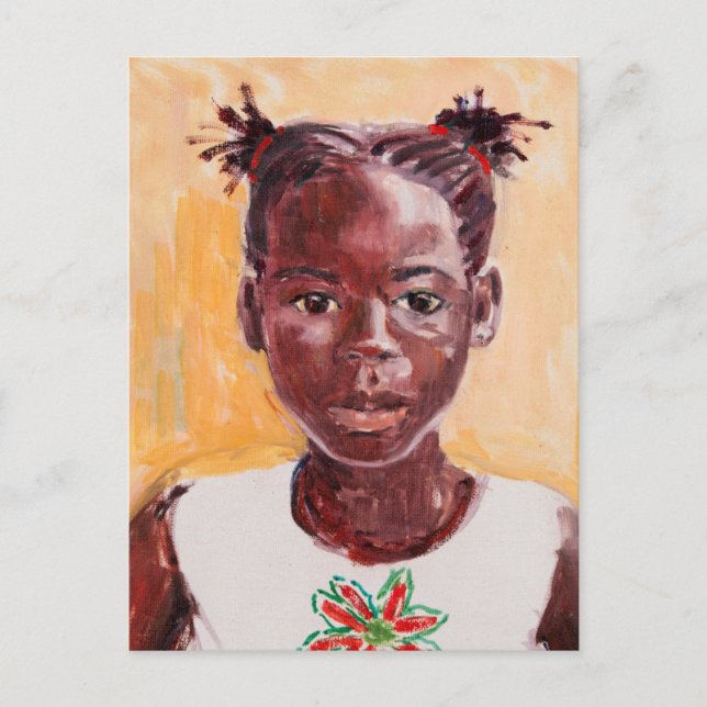 Postal Chica de África (Anverso)