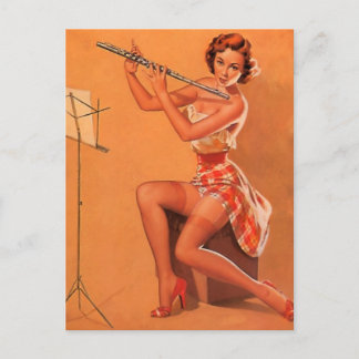 Postal chica de alfileres de los años 40