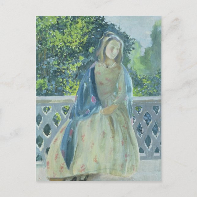 Postal Chica de Balcony, 1900 (Anverso)