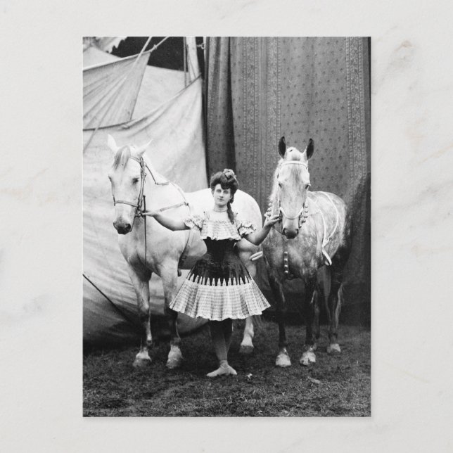 Postal Chica de Bareback: 1904 (Anverso)