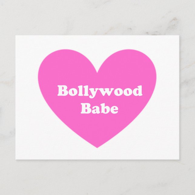 Postal Chica de Bollywood (Anverso)