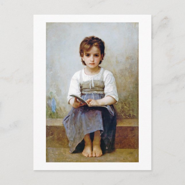 Postal Chica de Bouguereau (Anverso)