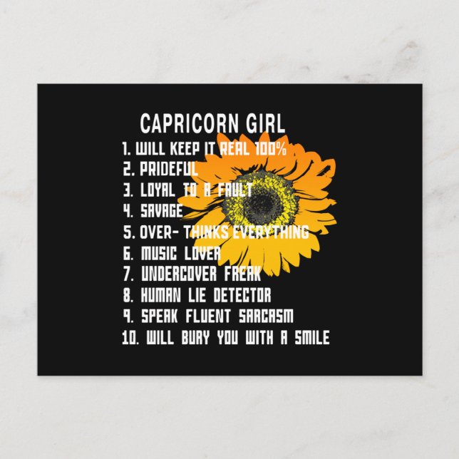 Postal Chica de Capricorn (Anverso)