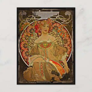 Postal Chica de champán c1897