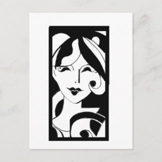 Postal Chica de clase
