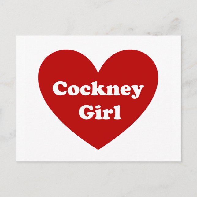 Postal Chica de Cockney (Anverso)