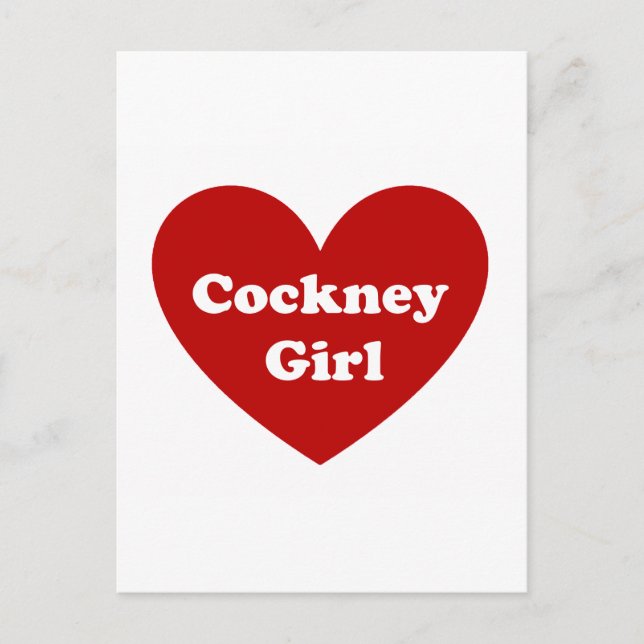 Postal Chica de Cockney (Anverso)