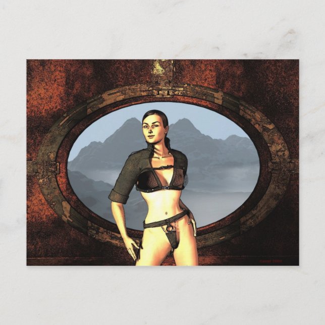 Postal chica de cómic (Anverso)