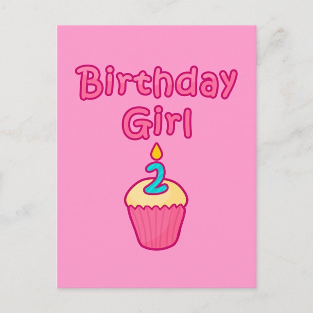 Postal Chica de cumpleaños 2 (Anverso)