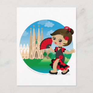 Postal Chica de España