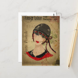 Postal Chica de galería Art Deco