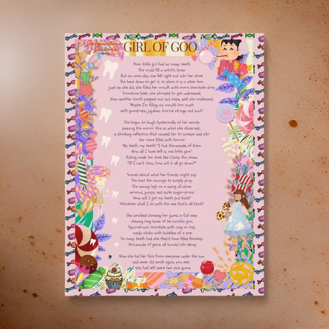 Postal Chica de Goo Candy Falta de Dientes (Subido por el creador)