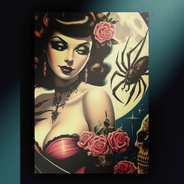 Postal Chica de Gótico de color blanco (Subido por el creador)