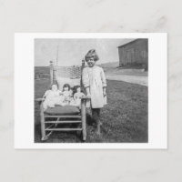 Chica de granja y sus amigos de muñecas Vintage