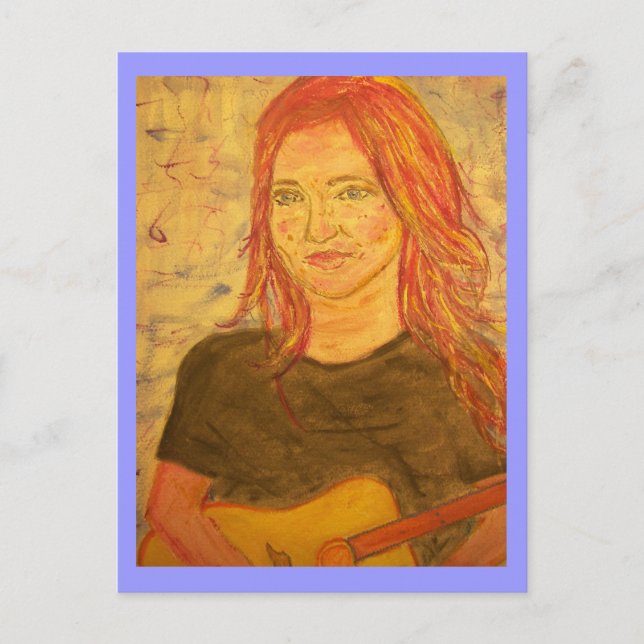 Postal chica de guitarra (Anverso)