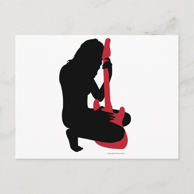 Postal Chica de guitarra (Anverso)