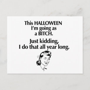 Postal chica de halloween