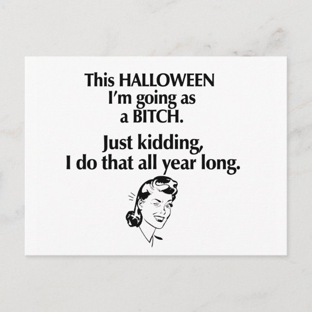 Postal chica de halloween (Anverso)