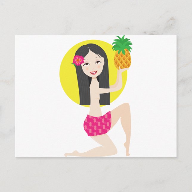 Postal Chica de Hawái (Anverso)