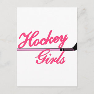 Postal Chica de hockey