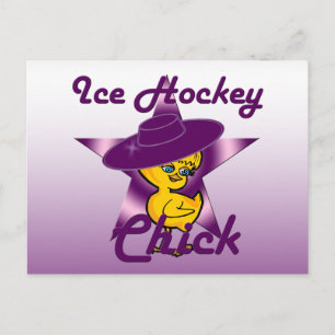 Postal Chica de hockey sobre hielo #9