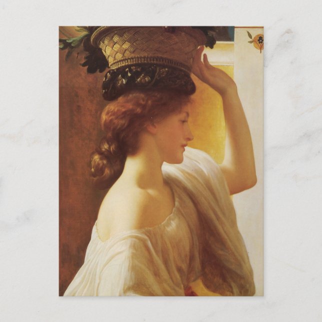 Postal Chica de la cesta de frutas (Anverso)