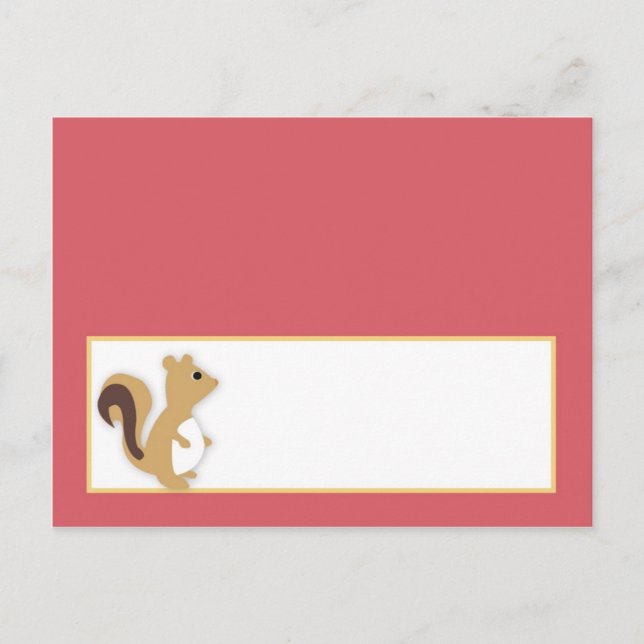 Postal Chica de la naturaleza y el amor de la carta de lu (Anverso)