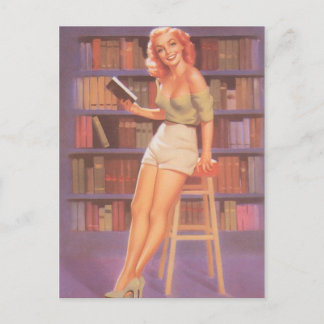 Postal Chica de la pinza de nervio malvado